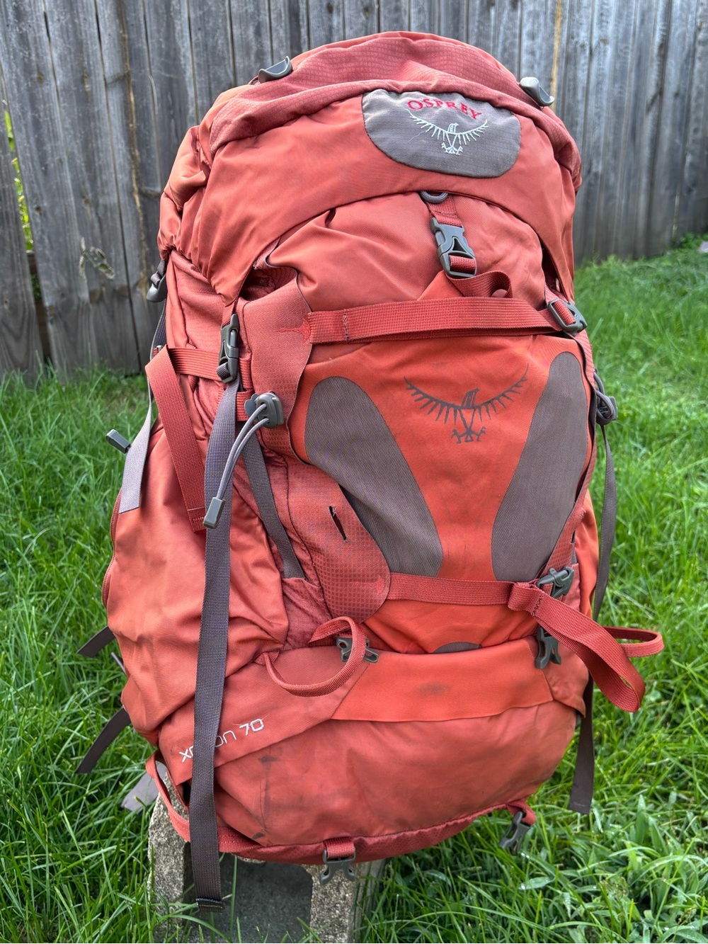Osprey Xenon 70L Women's Backpacking Pack Small / Frame XS Harness Orange Unused